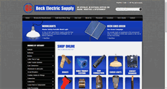 Desktop Screenshot of beckelectric.com